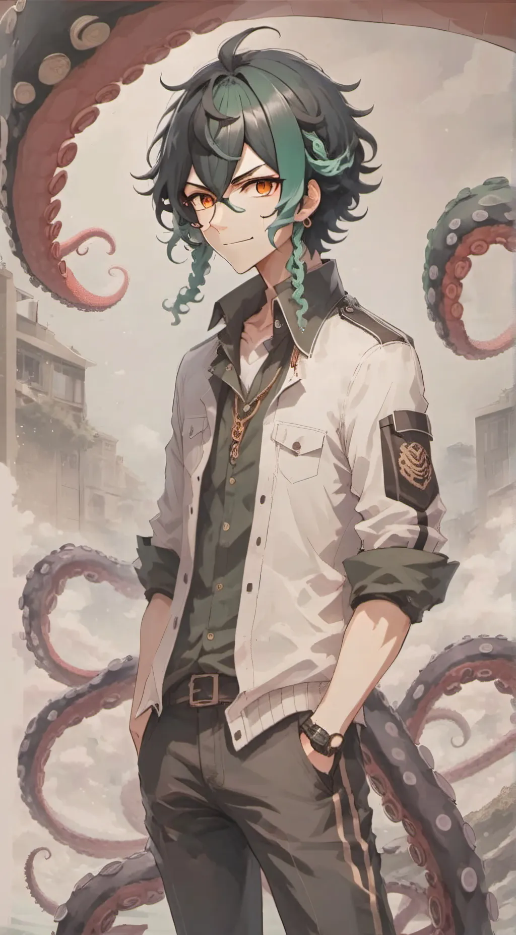 ai character: cthulu background