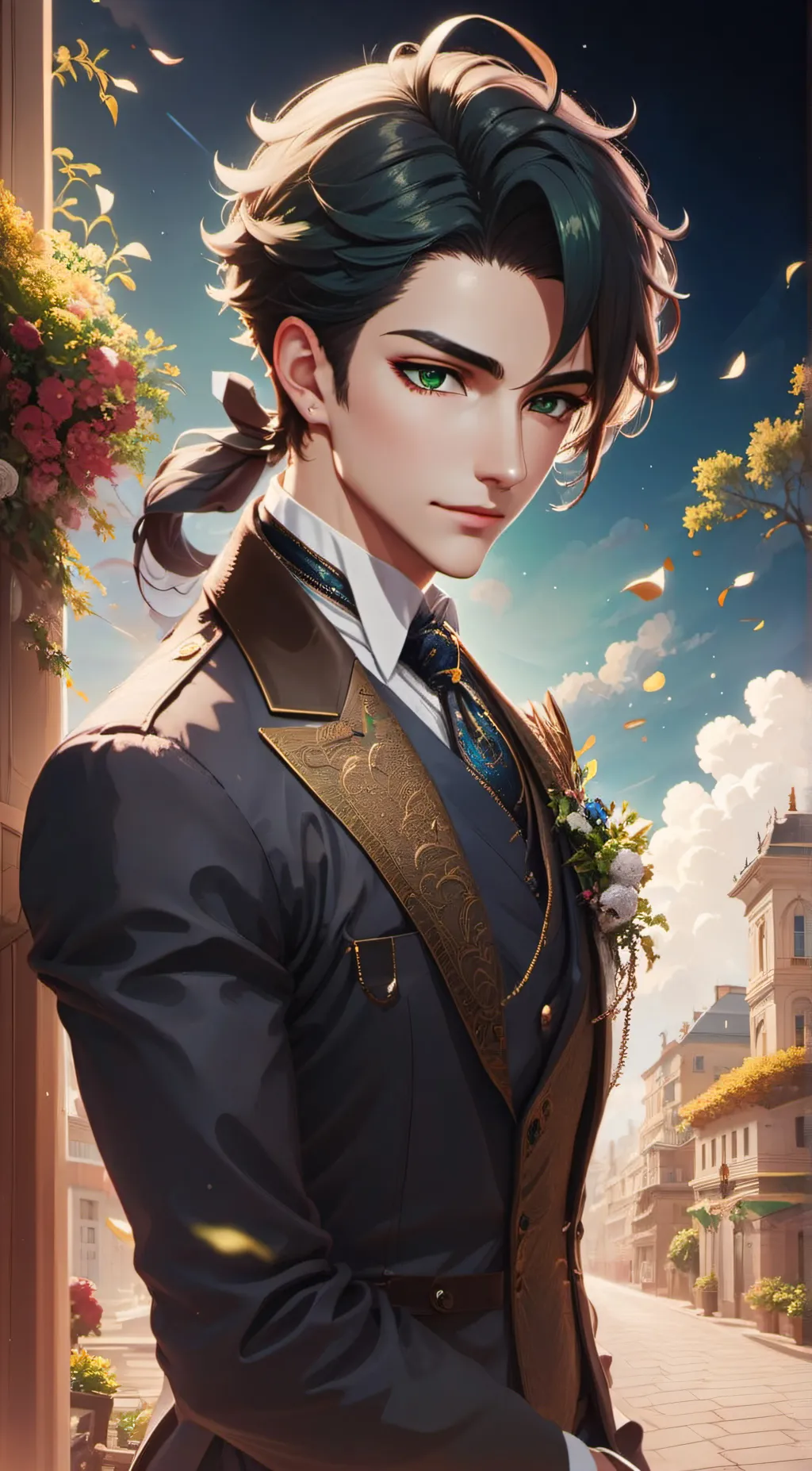 ai character: Damien background