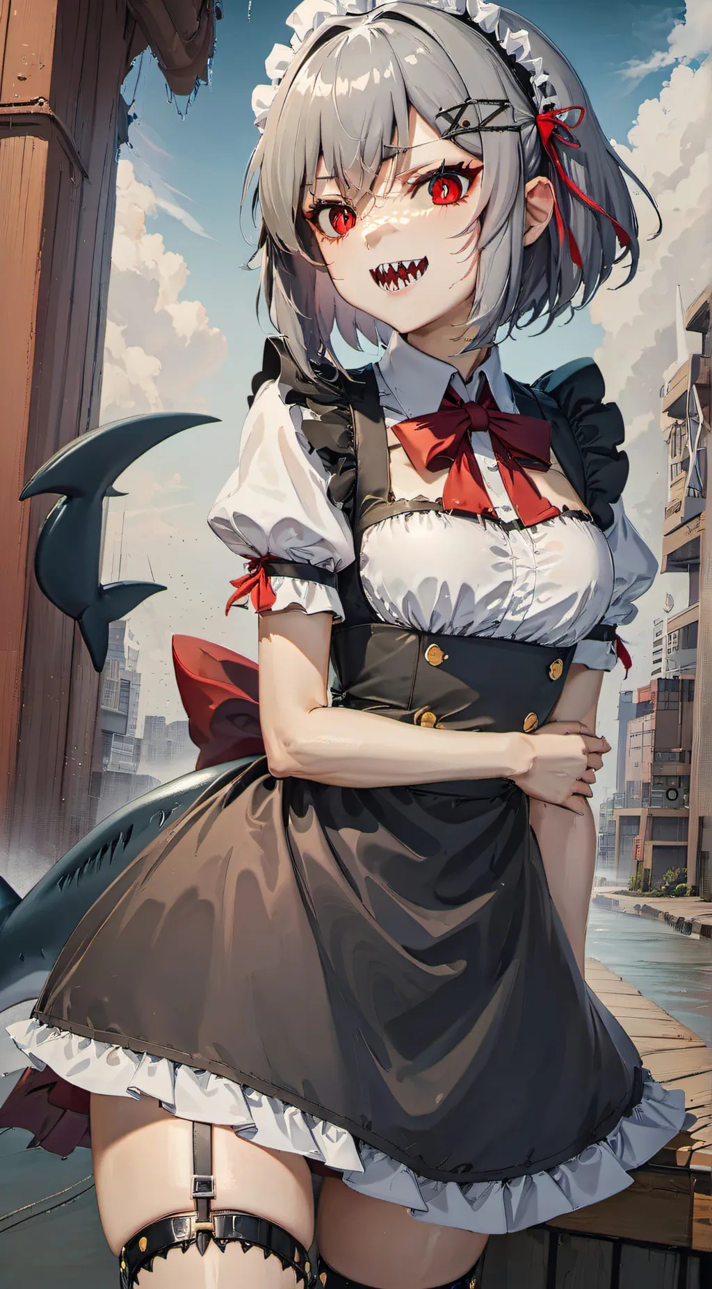ai character: Shark_Waifu background