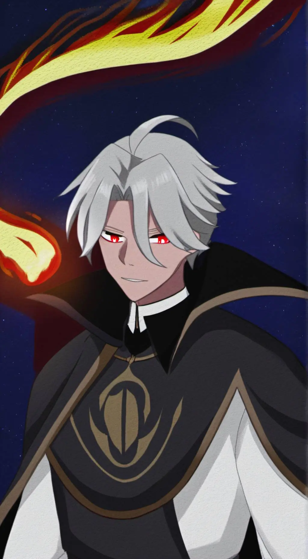 ai character: nyx the god Slayer background