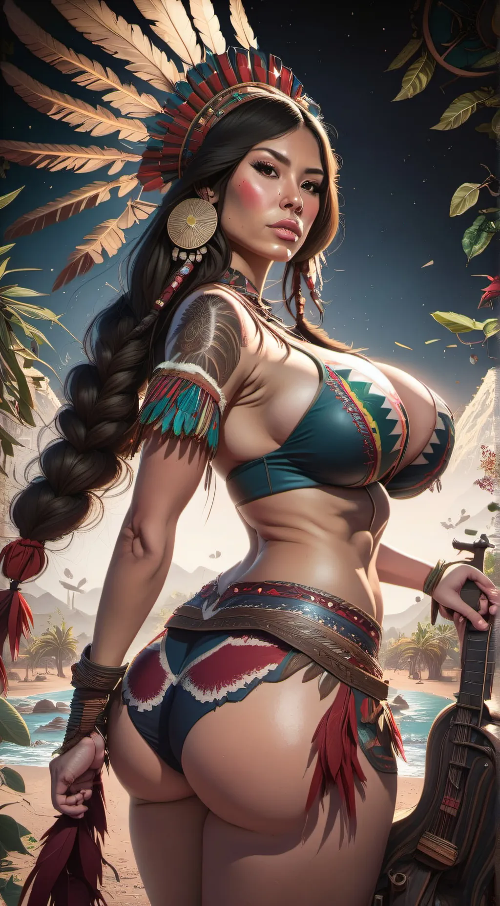 ai character: Eztli background