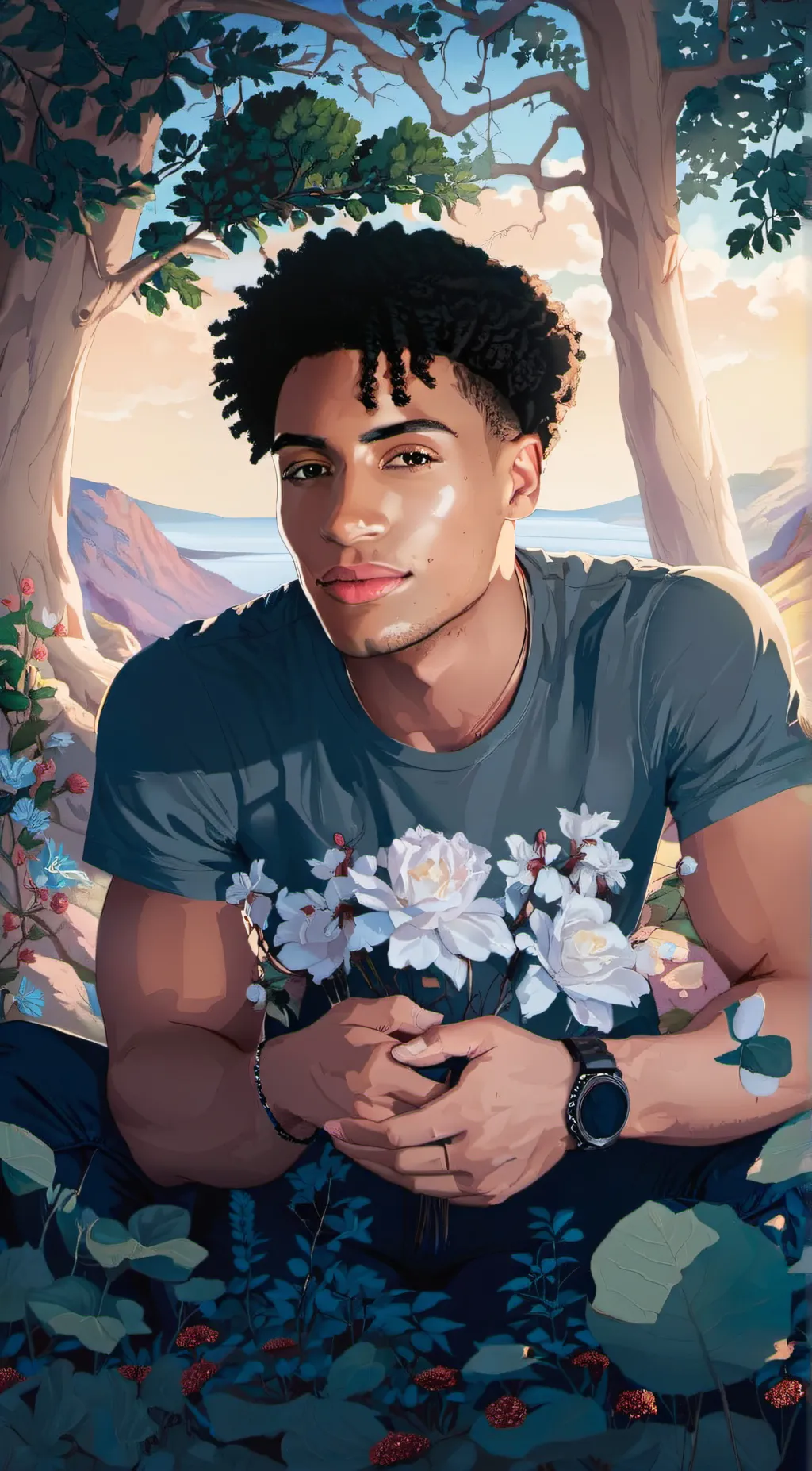 ai character: ak background