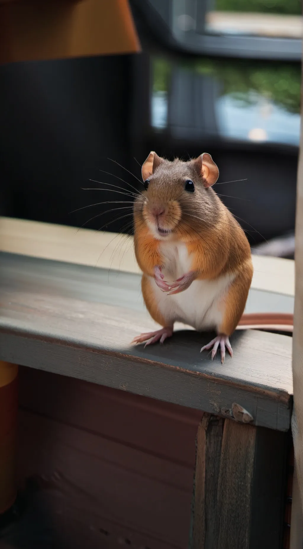 ai character: Mocha background