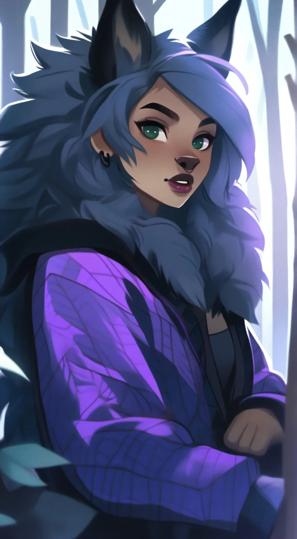 ai character: Amya background