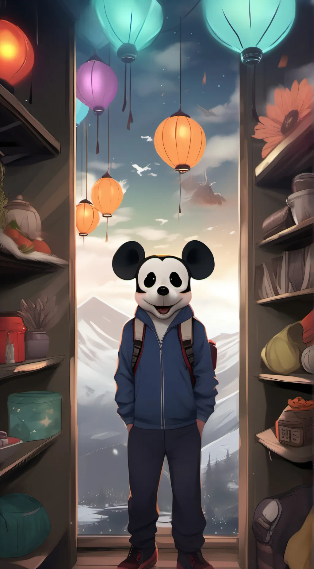 ai character: mc background