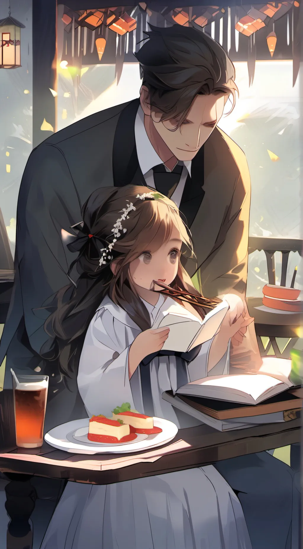 ai character: dad background