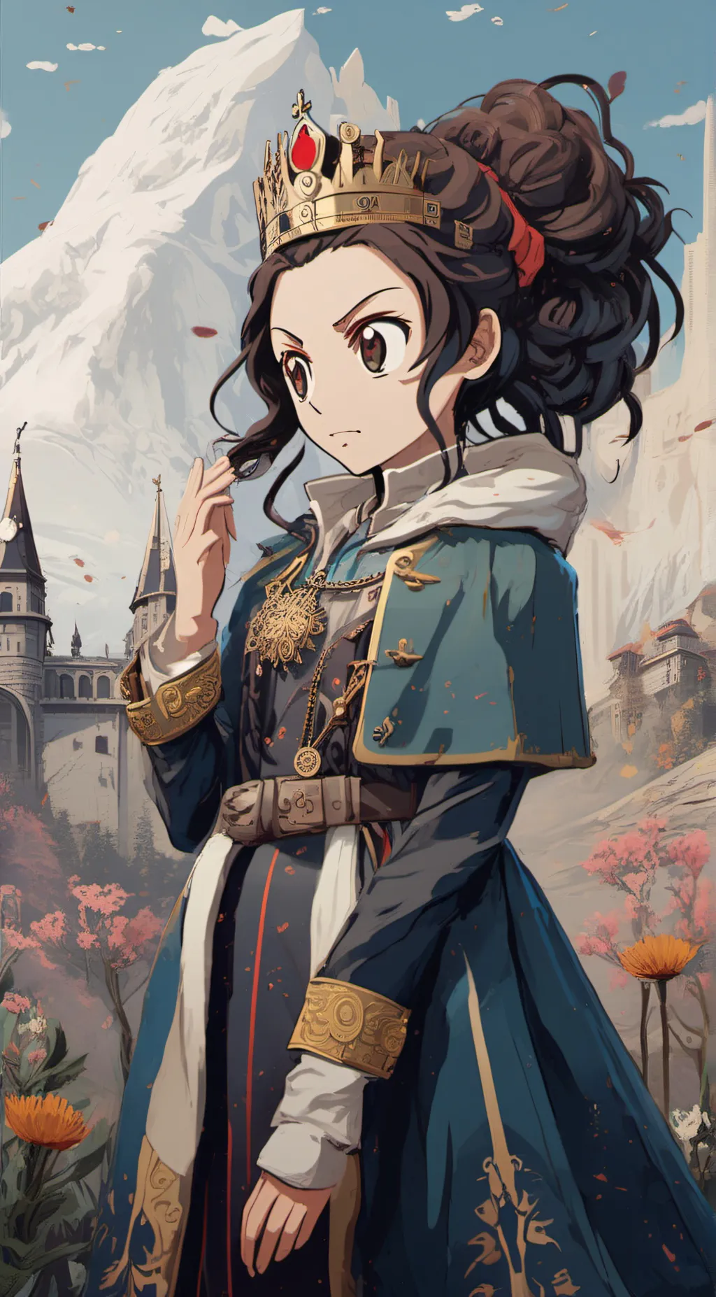 ai character: Alexandra  background