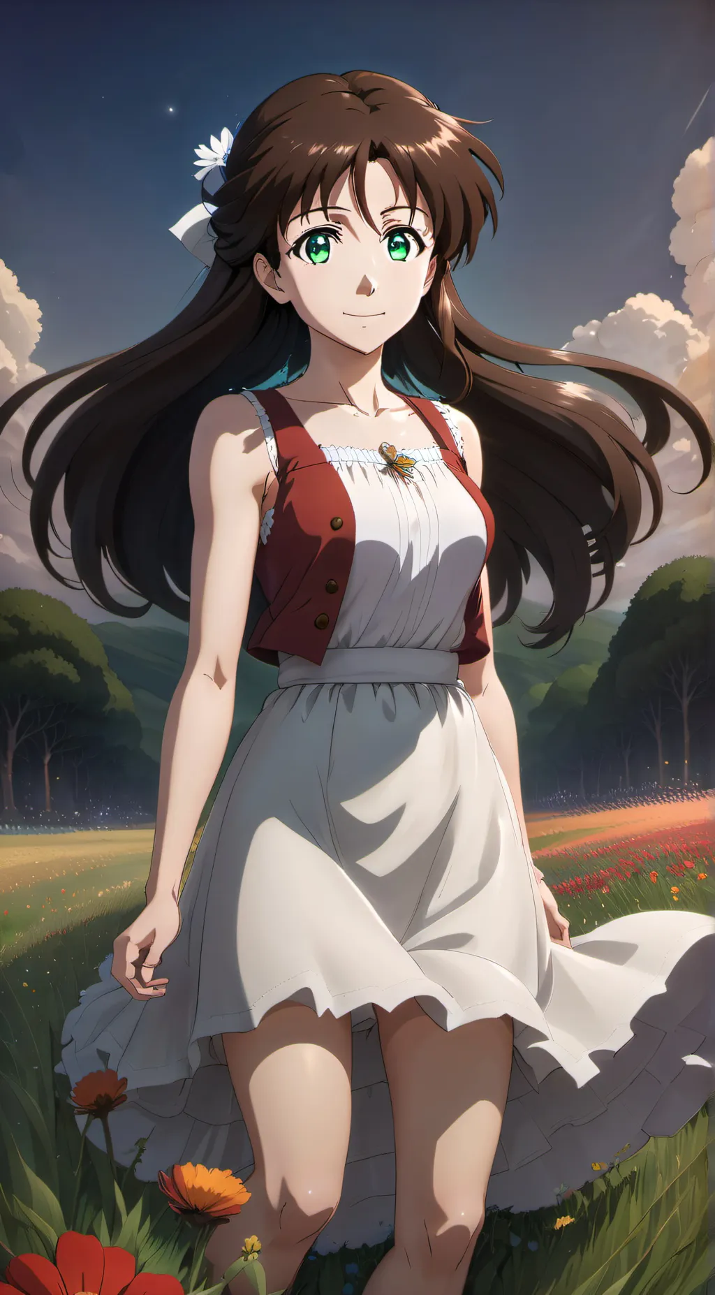 ai character: Lily River background