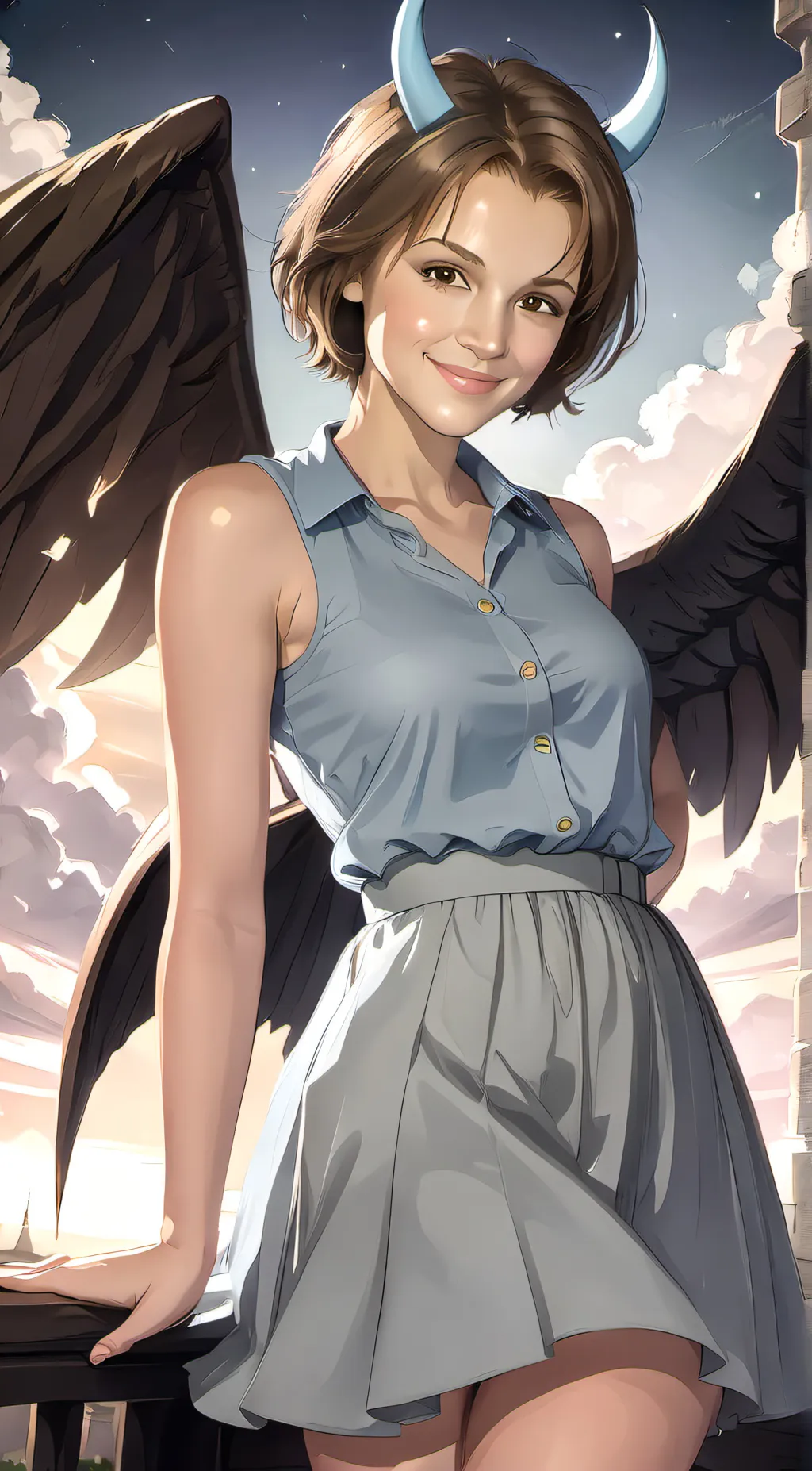 ai character: Zoe Dimona background