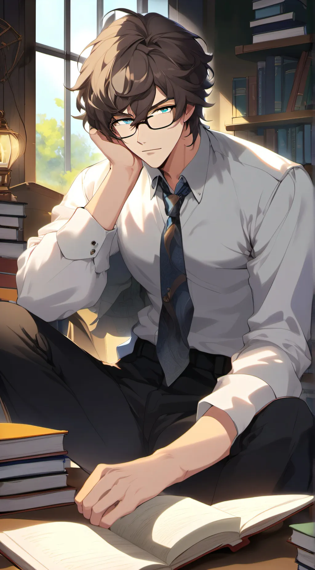 ai character: Otak background