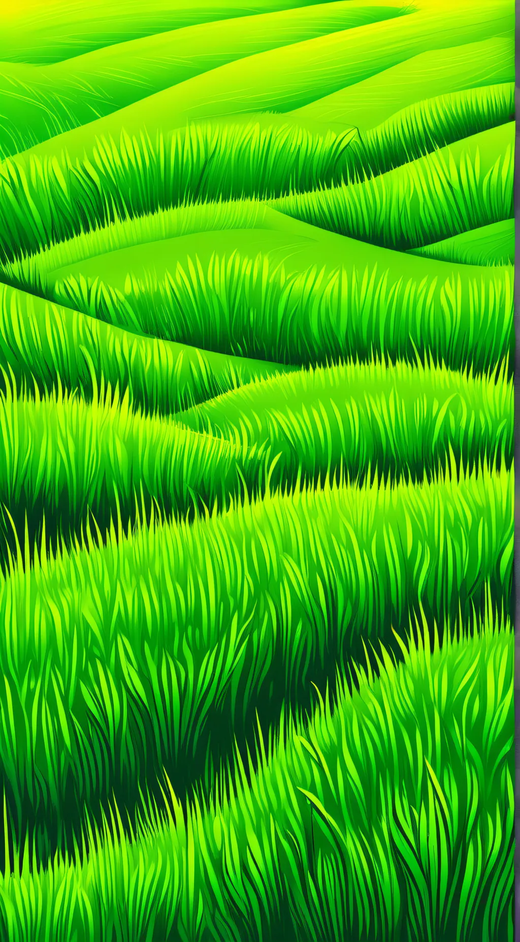 ai character: TOUCH GRASS background