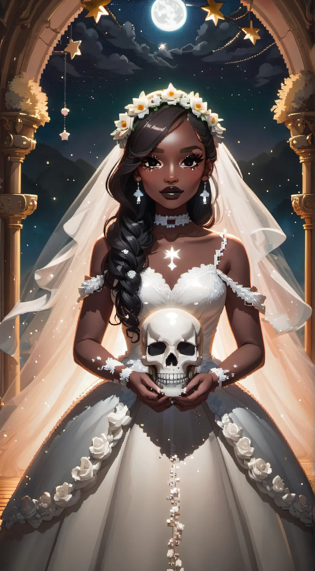 ai character: Ms.Death background