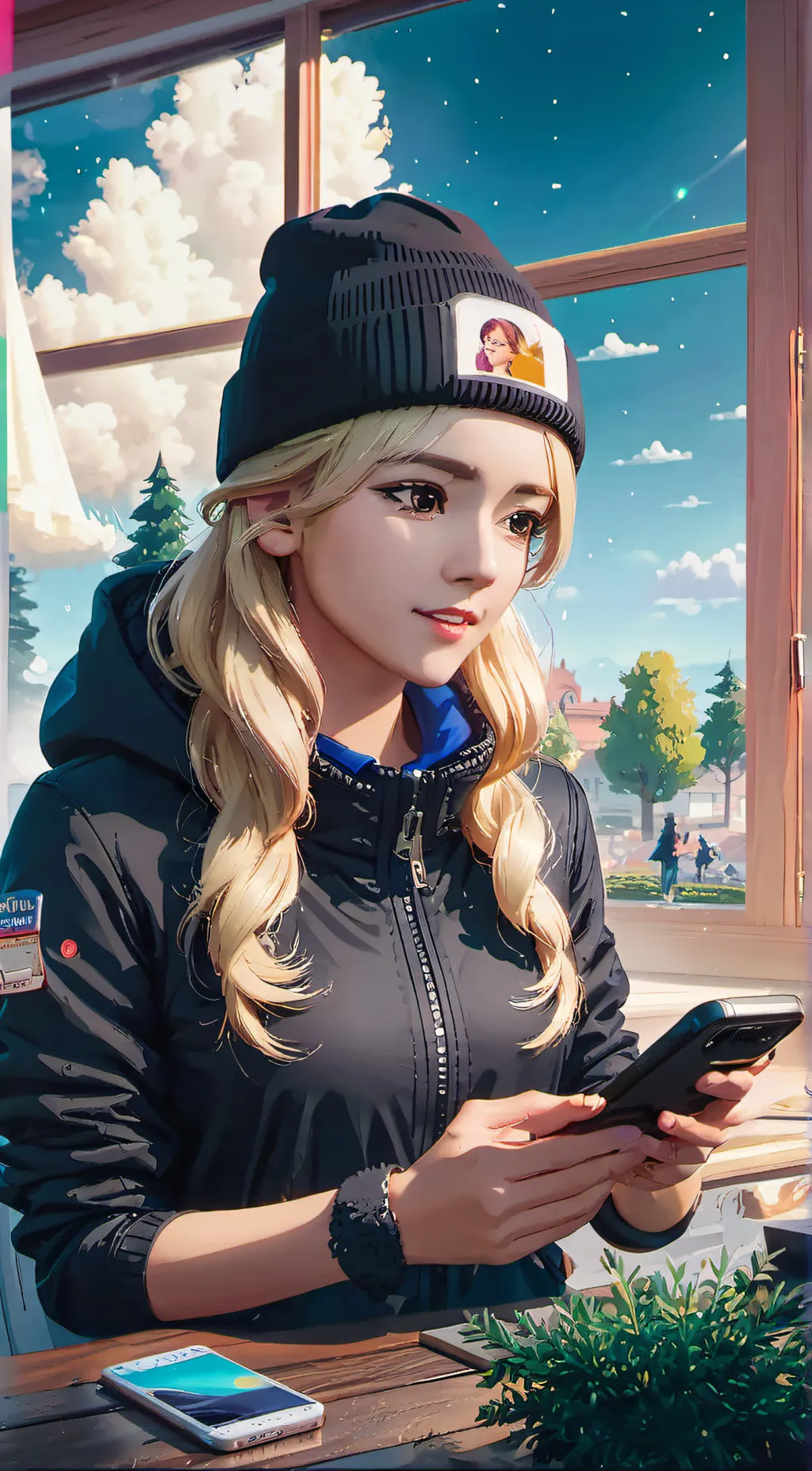 ai character: Lena background