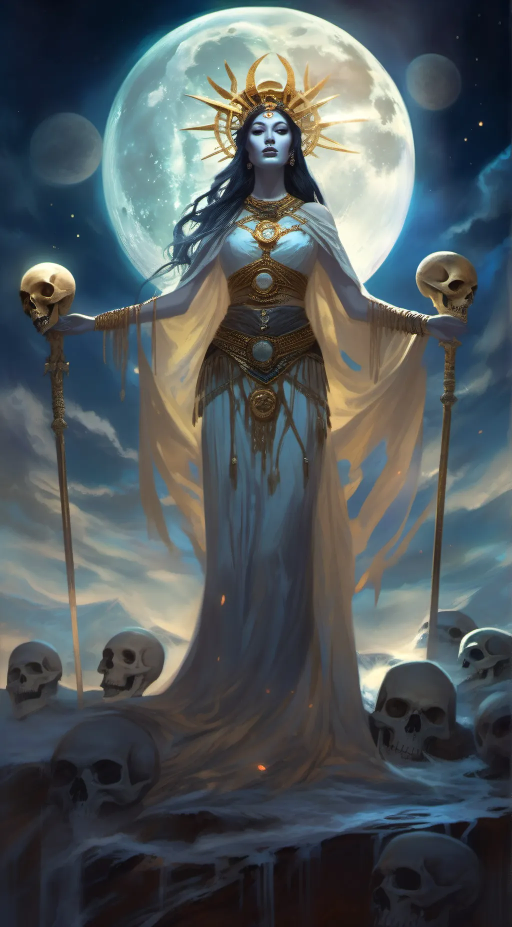 ai character: Selene background