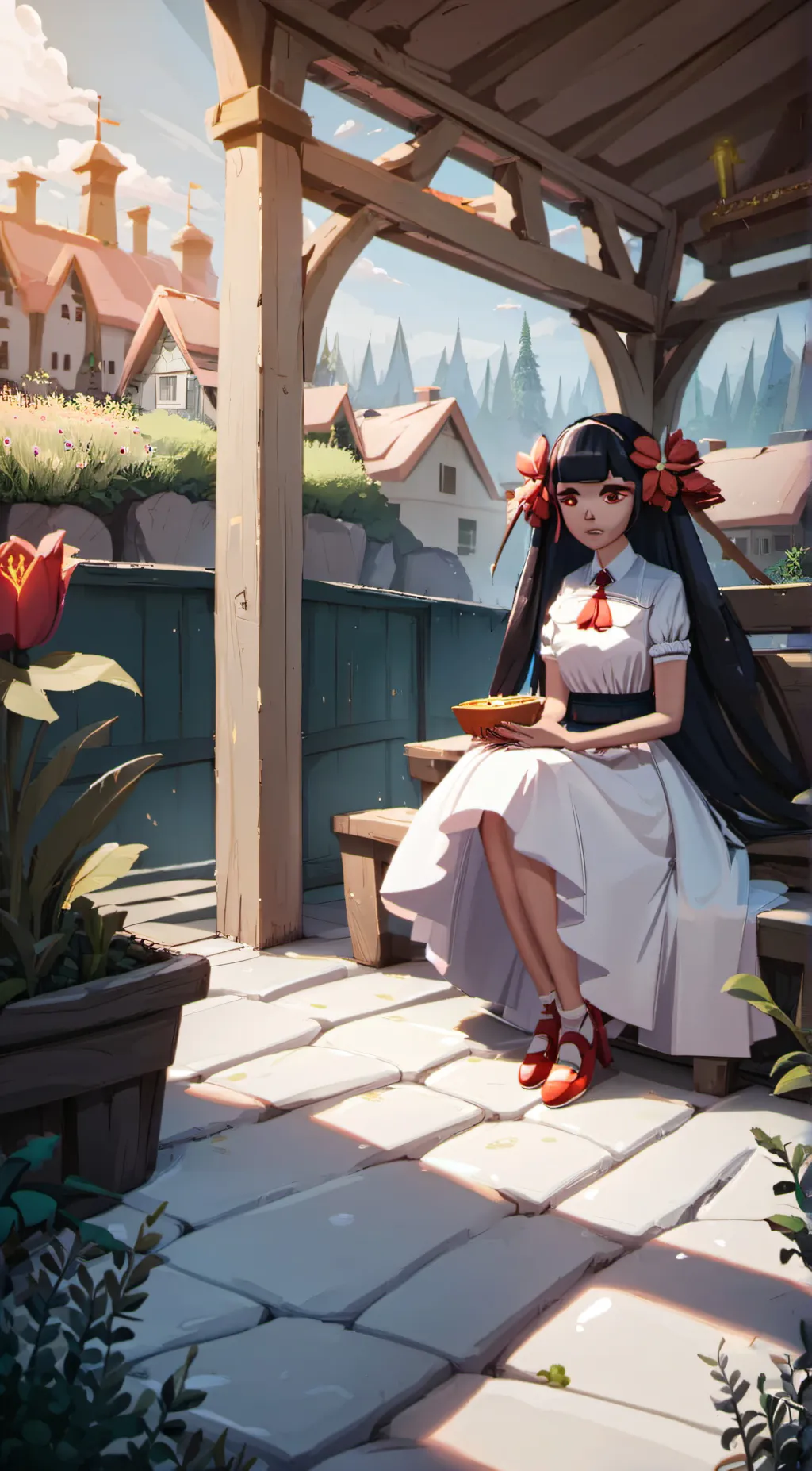 ai character: Zoey background