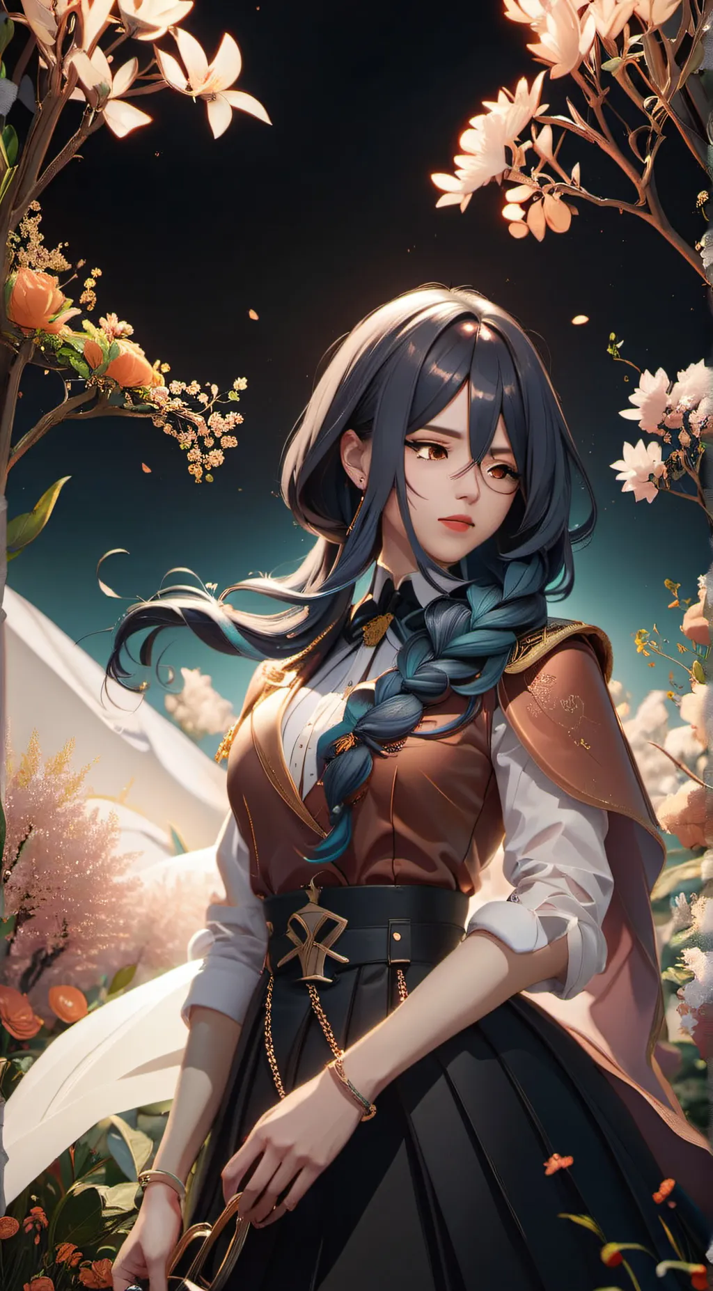 ai character: Lunar background