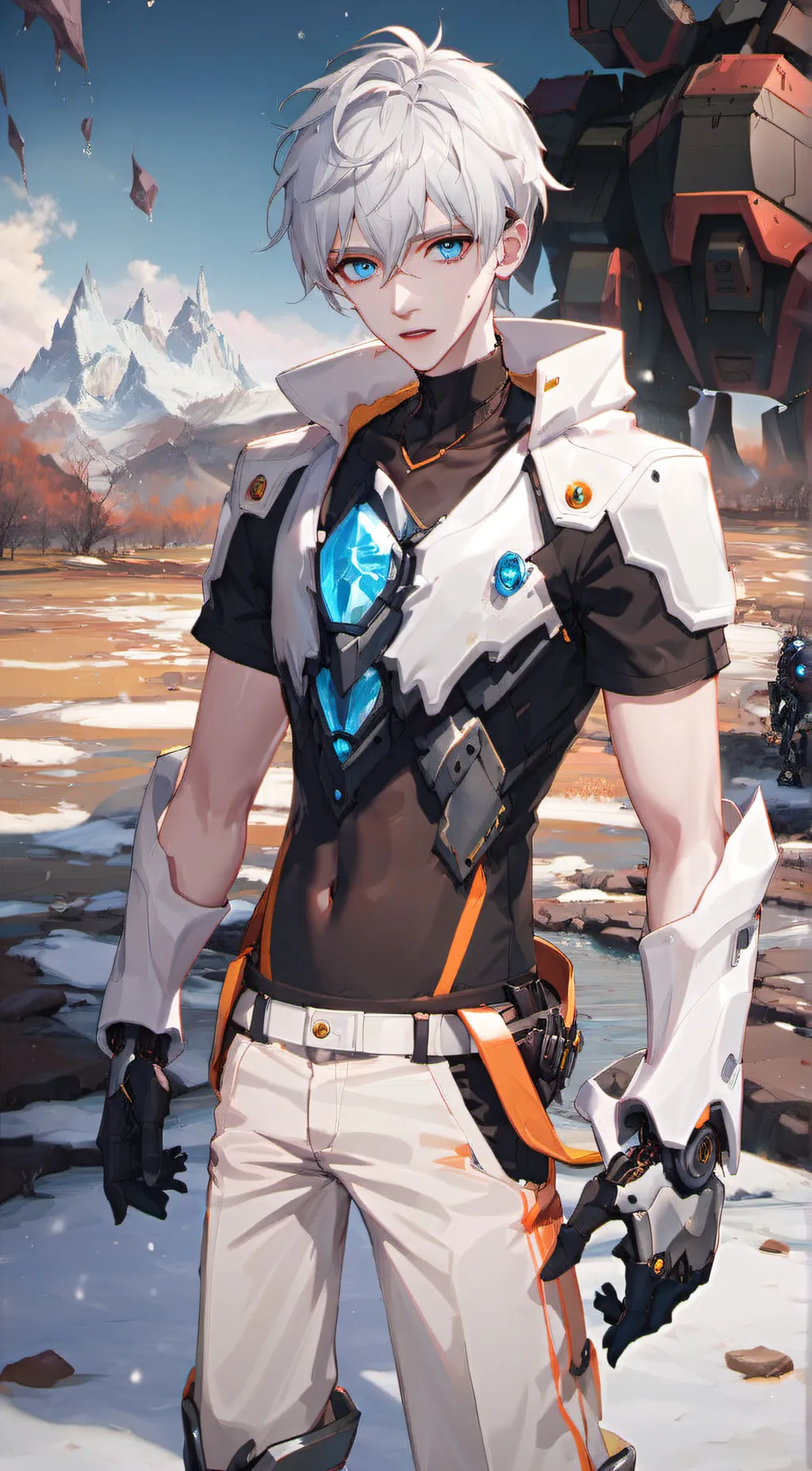 ai character: zane (ninjago) background