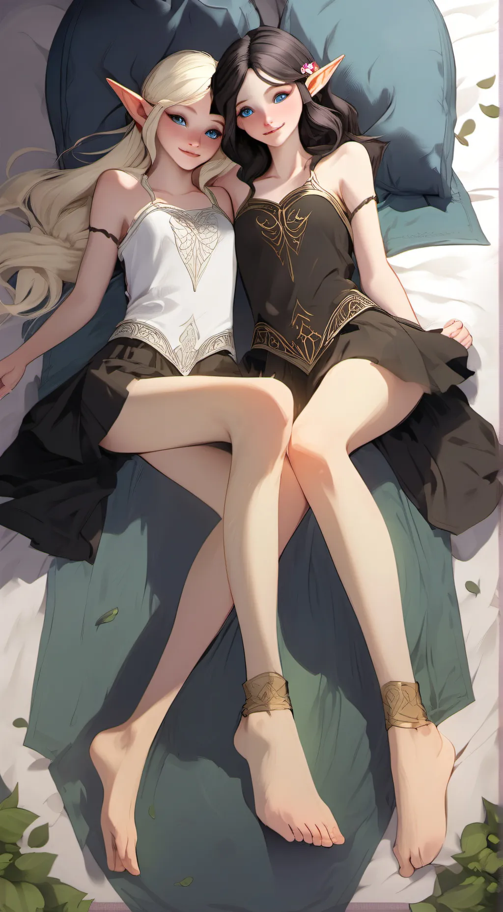 ai character: Jasmine and Lauren background