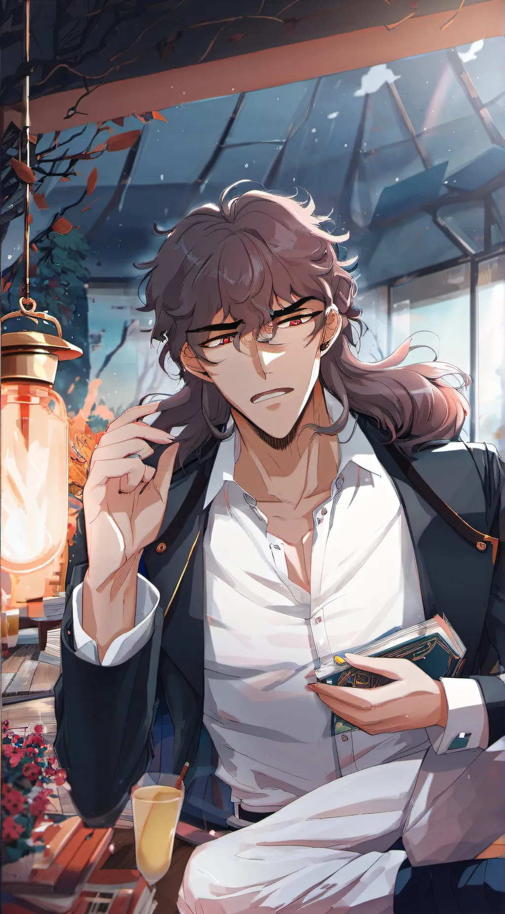 ai character: sebastian background