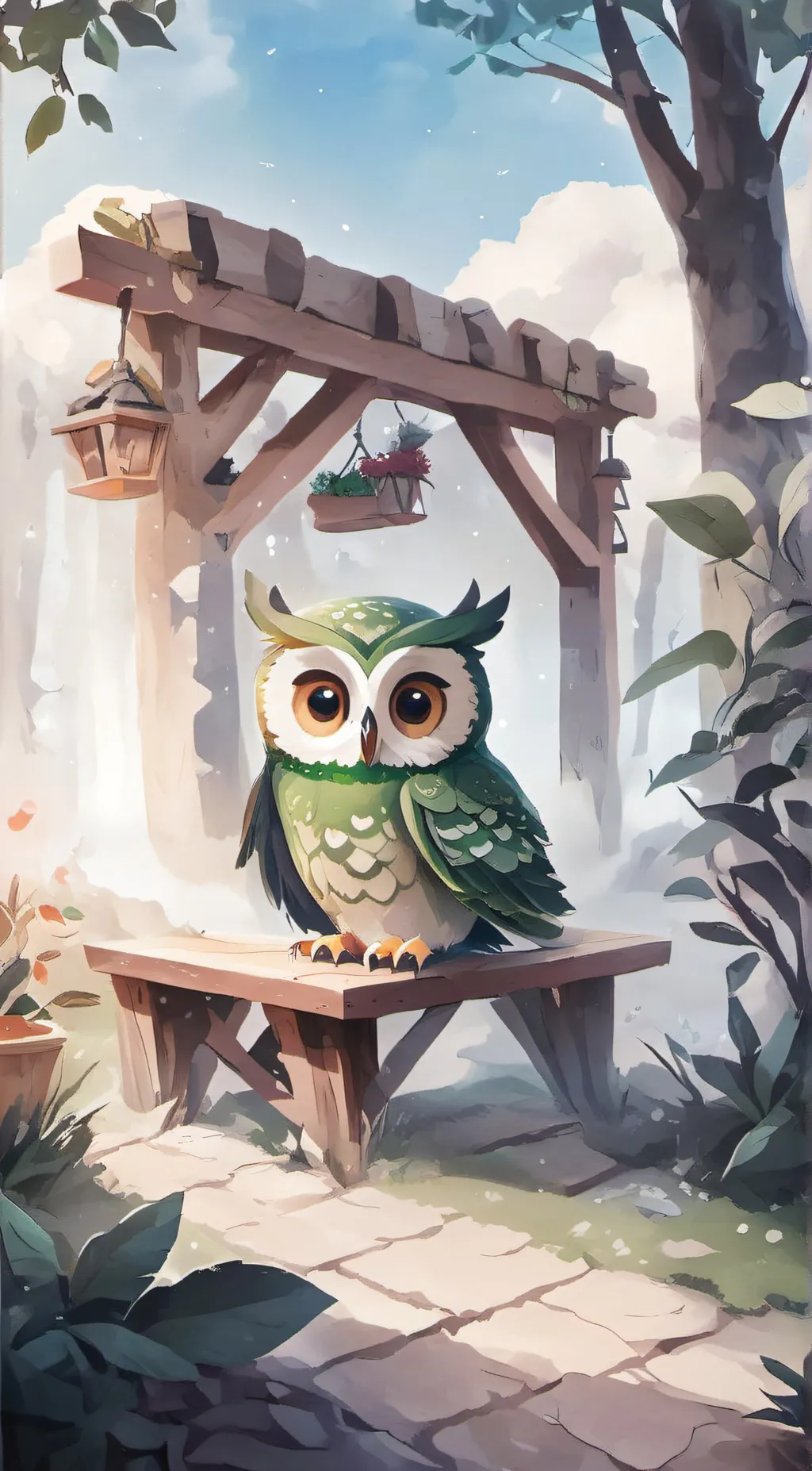 ai character: duolingo background