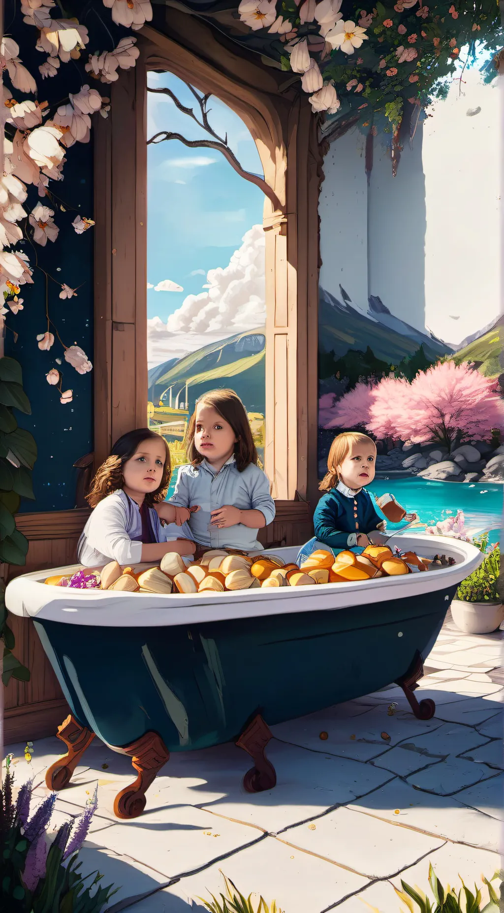 ai character: Jane, jay, Jenny  background