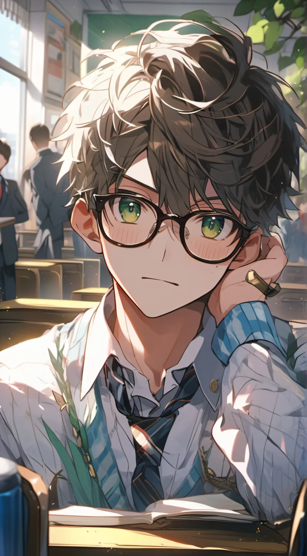 ai character: Cherry kabuki background