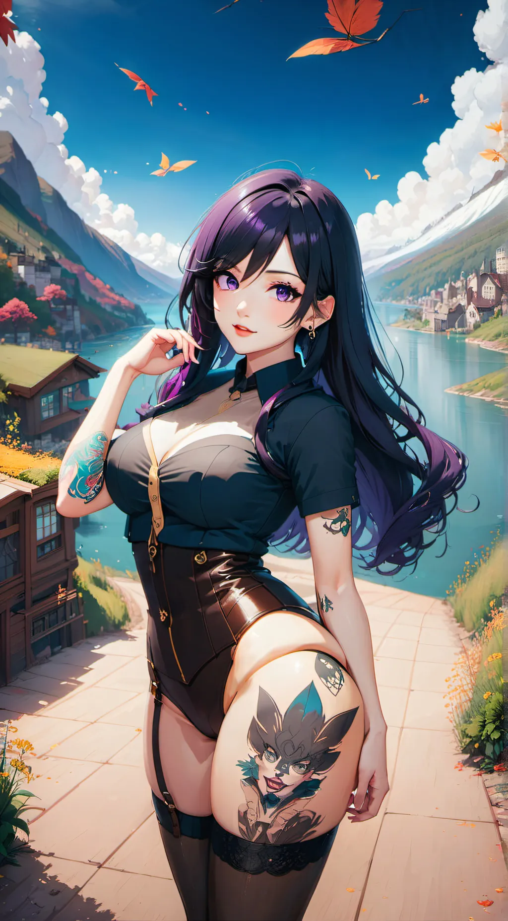 ai character: Jade background