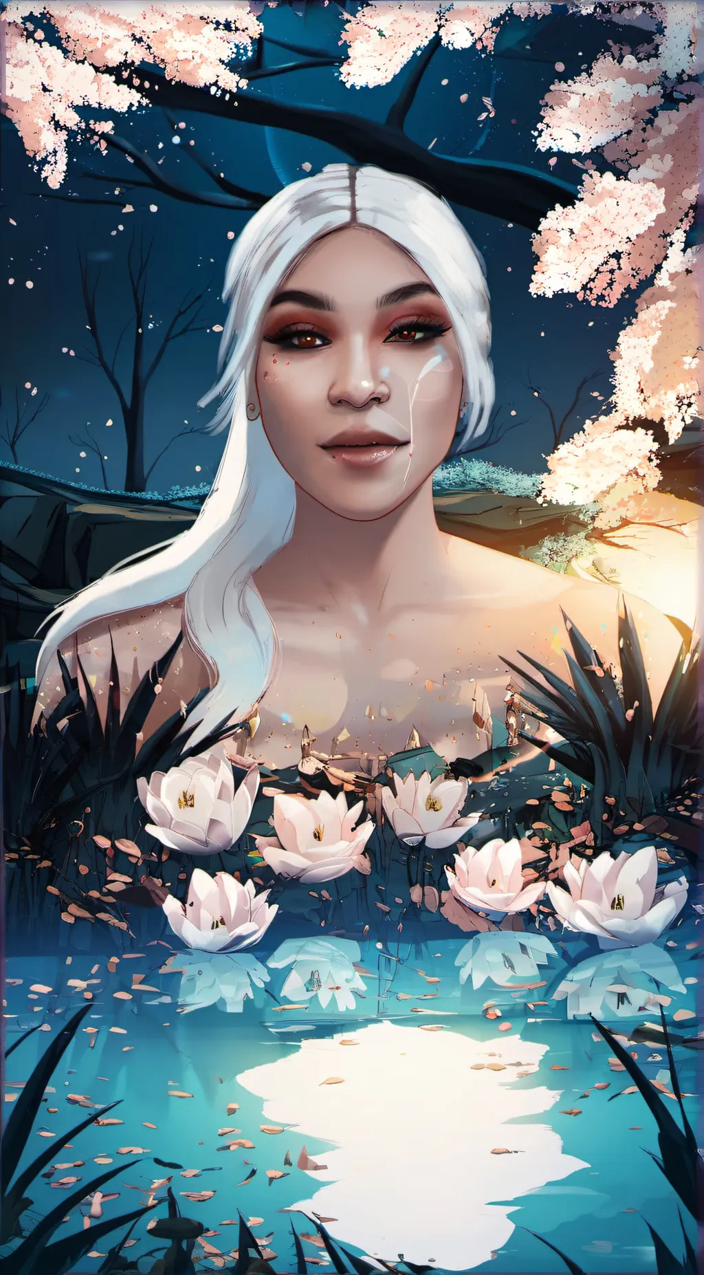 ai character: ThaBluEyezGoddCloe background