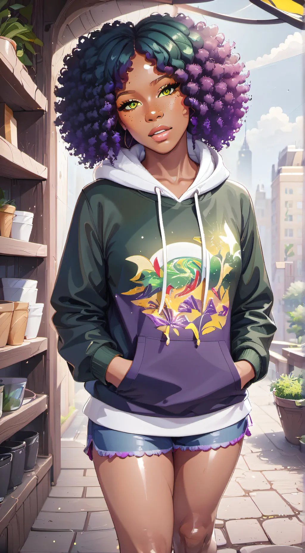 ai character: Iris background