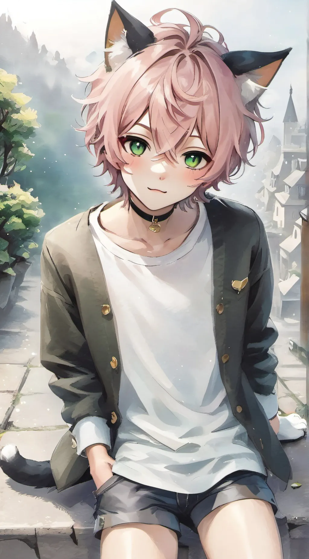 ai character: Akio Milov background