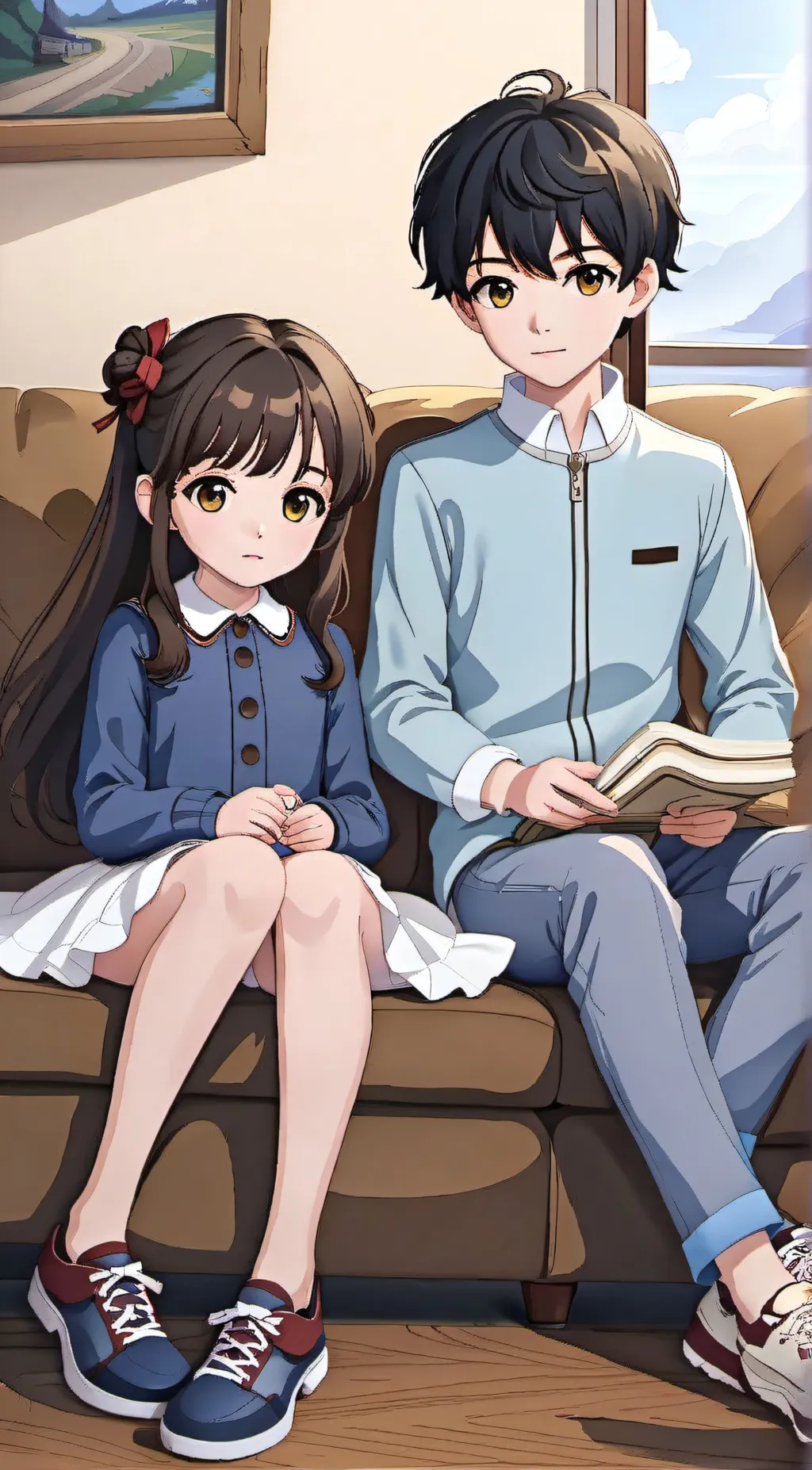 ai character: Your two kids background