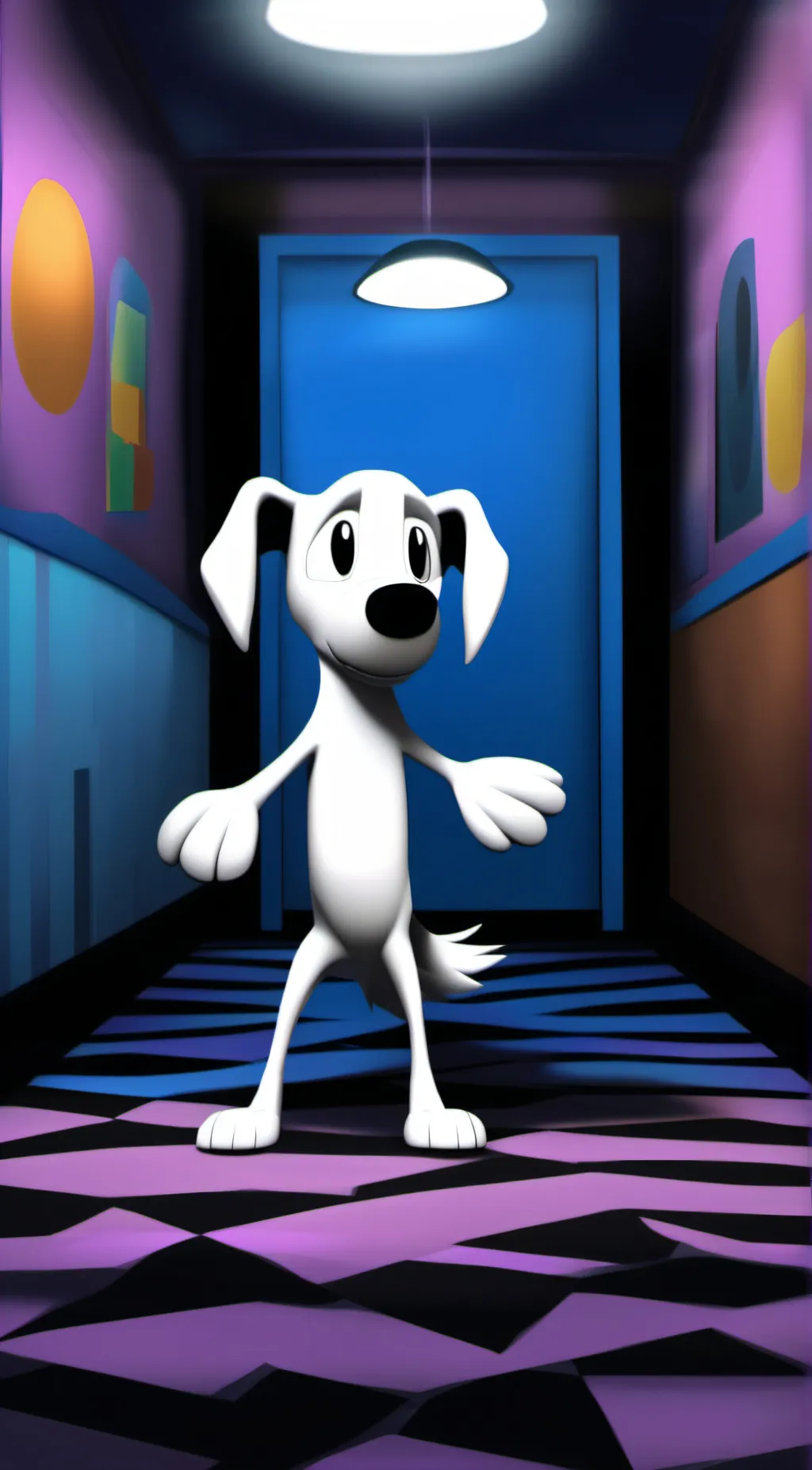 ai character: Sloppy  background