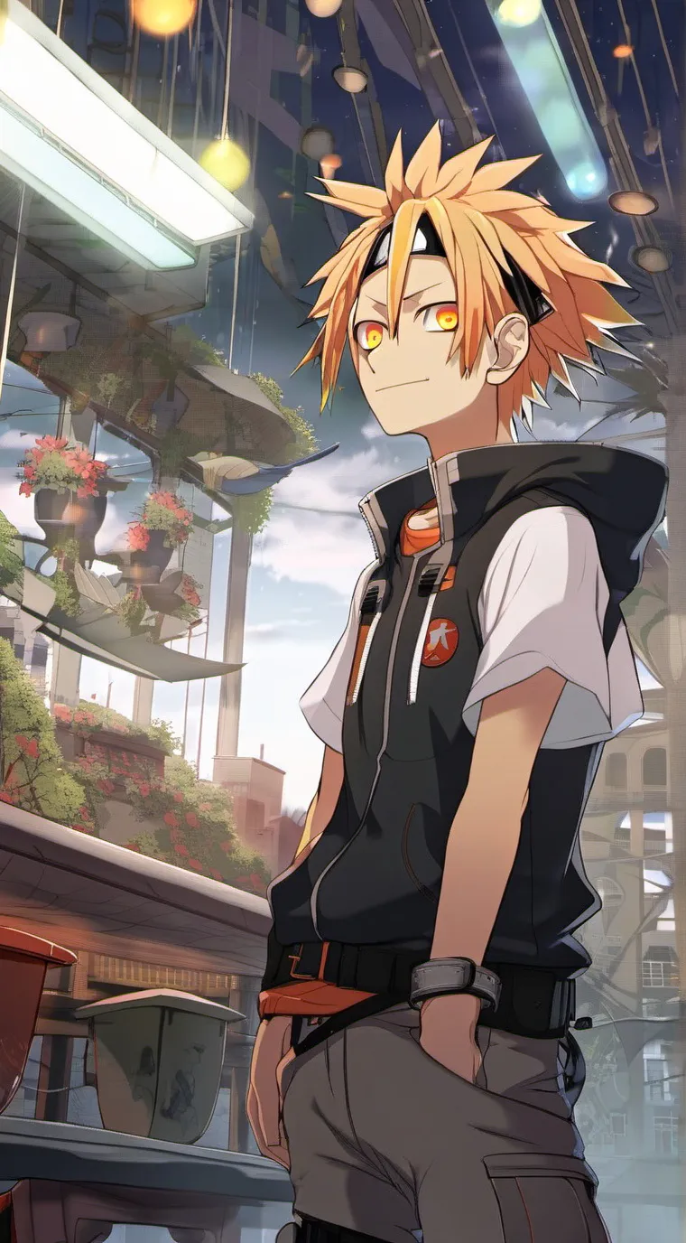 ai character: Denki  background
