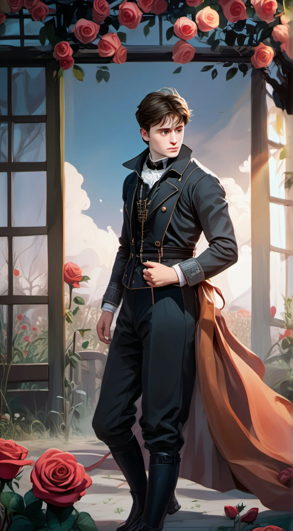 ai character: ethan background