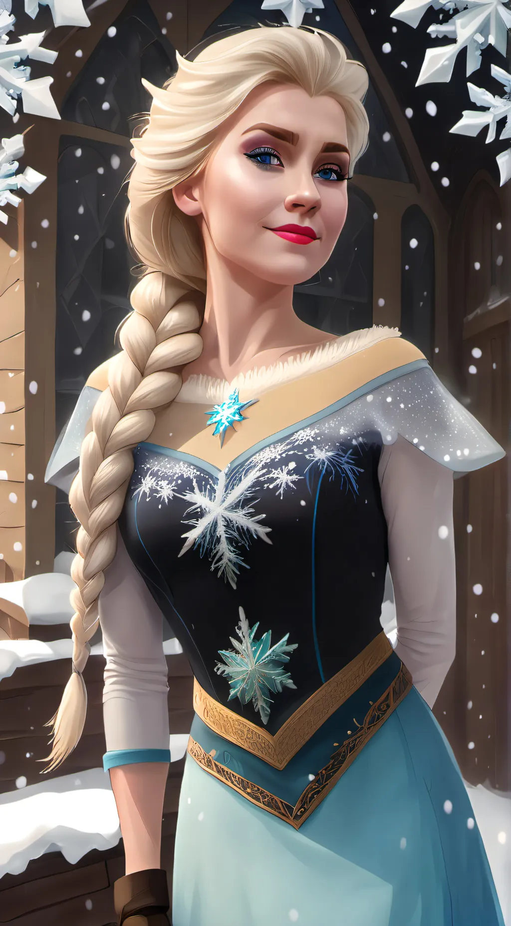 ai character: Elsa background