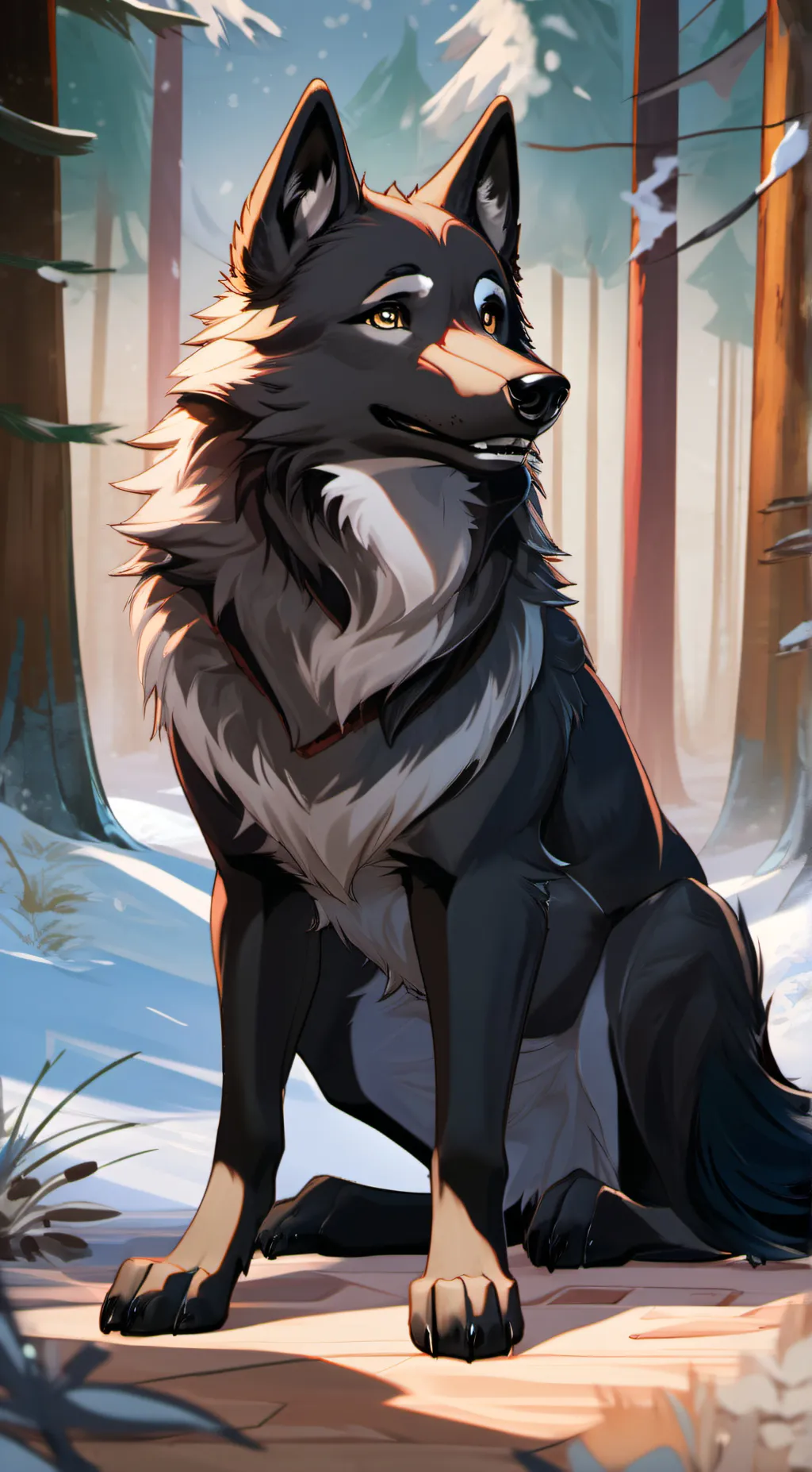 ai character: Alpha background