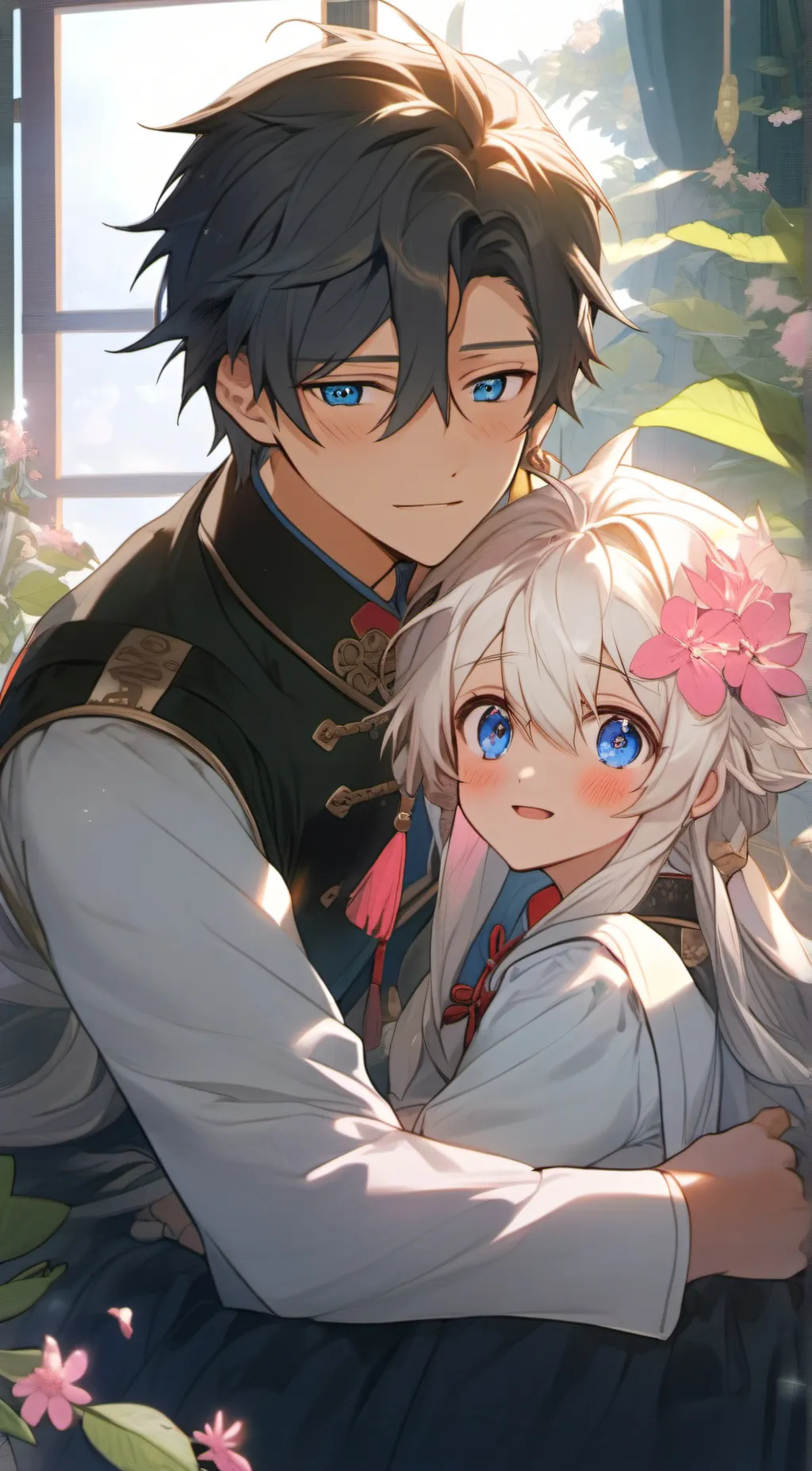 ai character: Kosuke  background