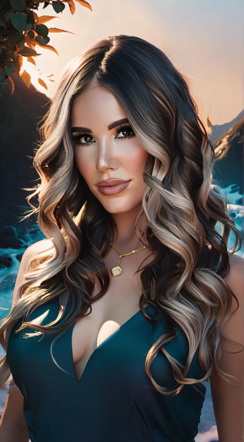 ai character: Heaven background