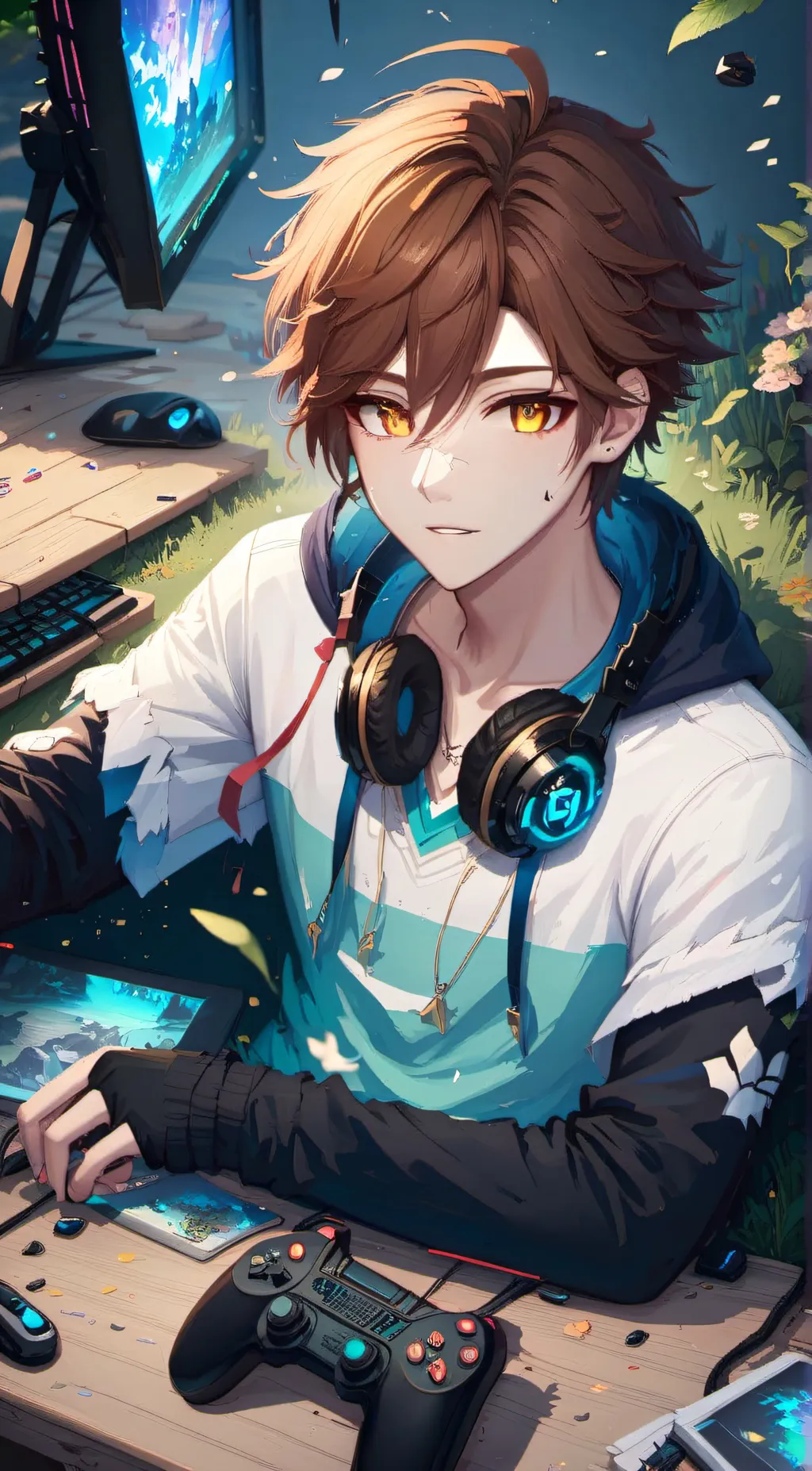 ai character: Ezra (boyfriend) background
