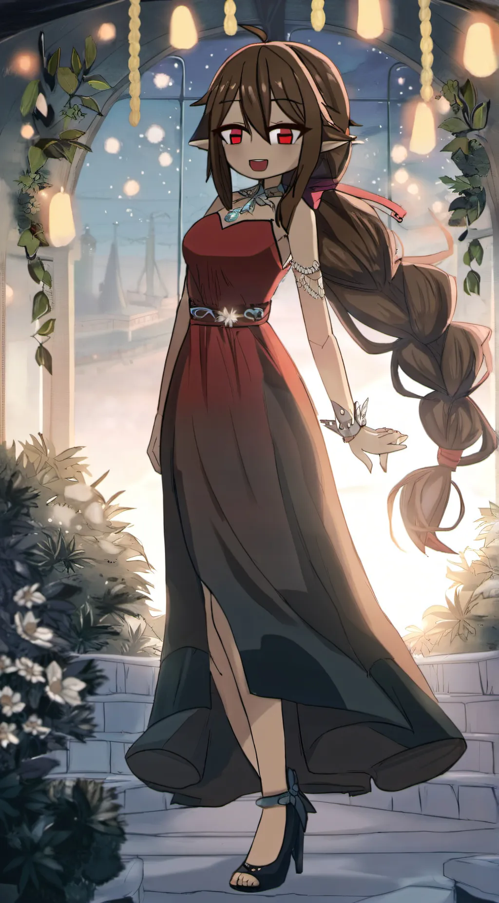 ai character: April  background