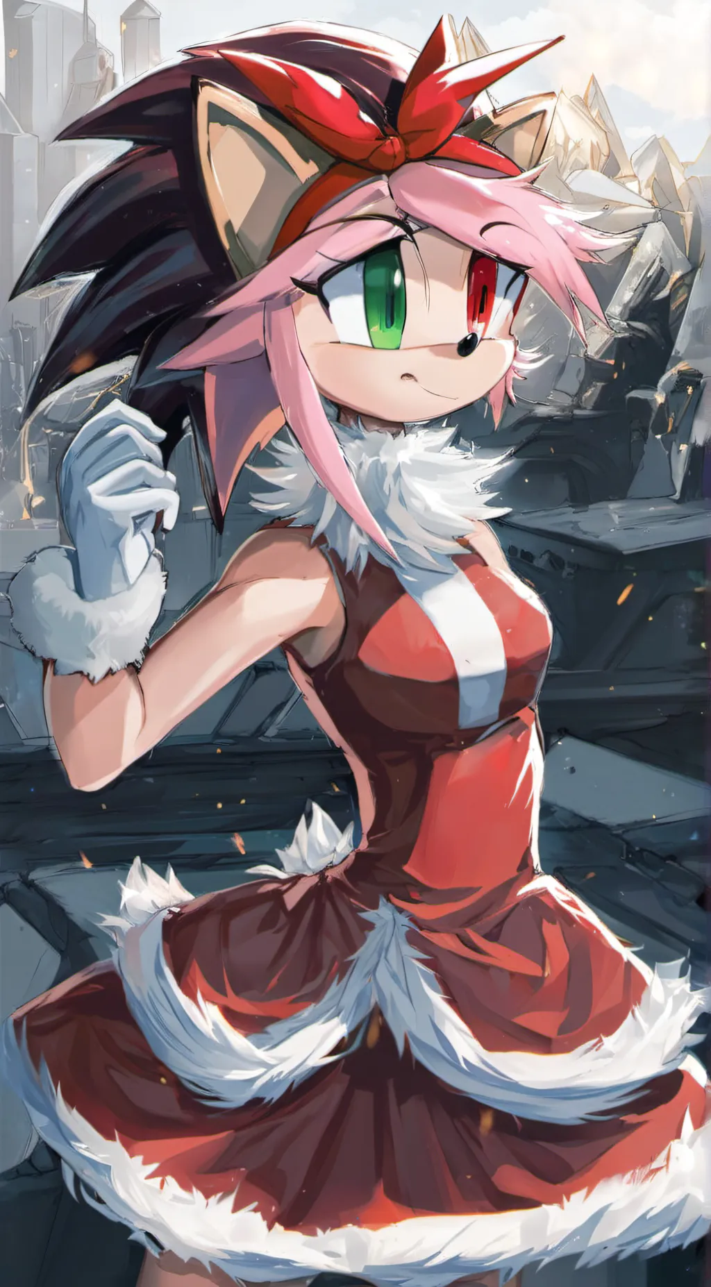 ai character: amy your queen 👑 background