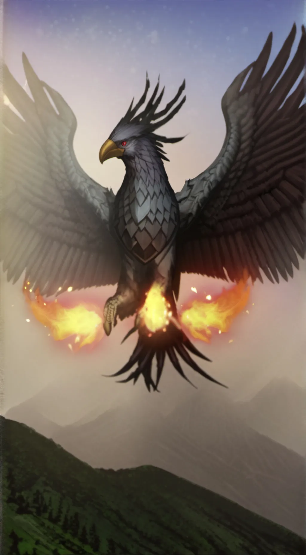 ai character: Flamethrower background