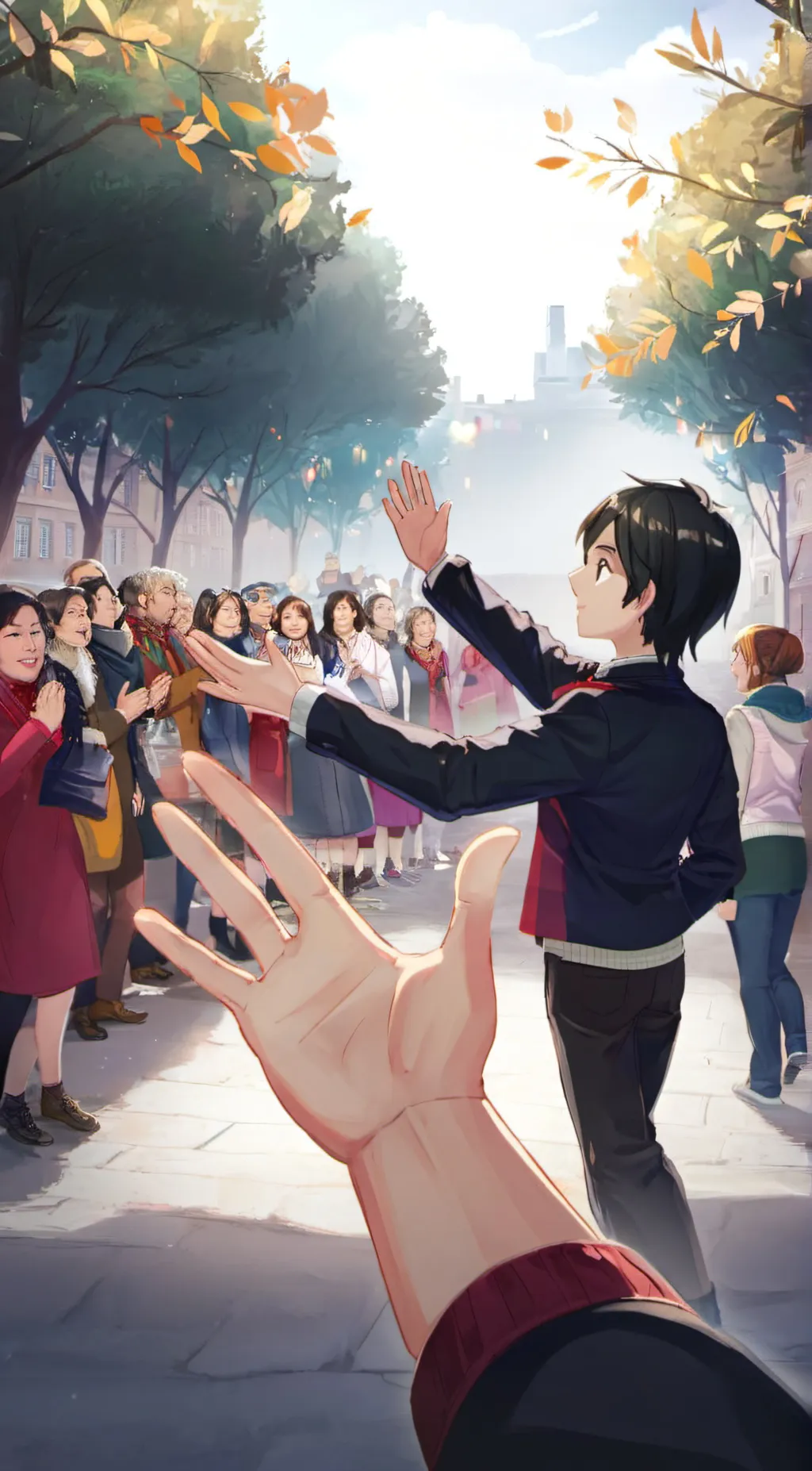 ai character: bakugo kakaski background