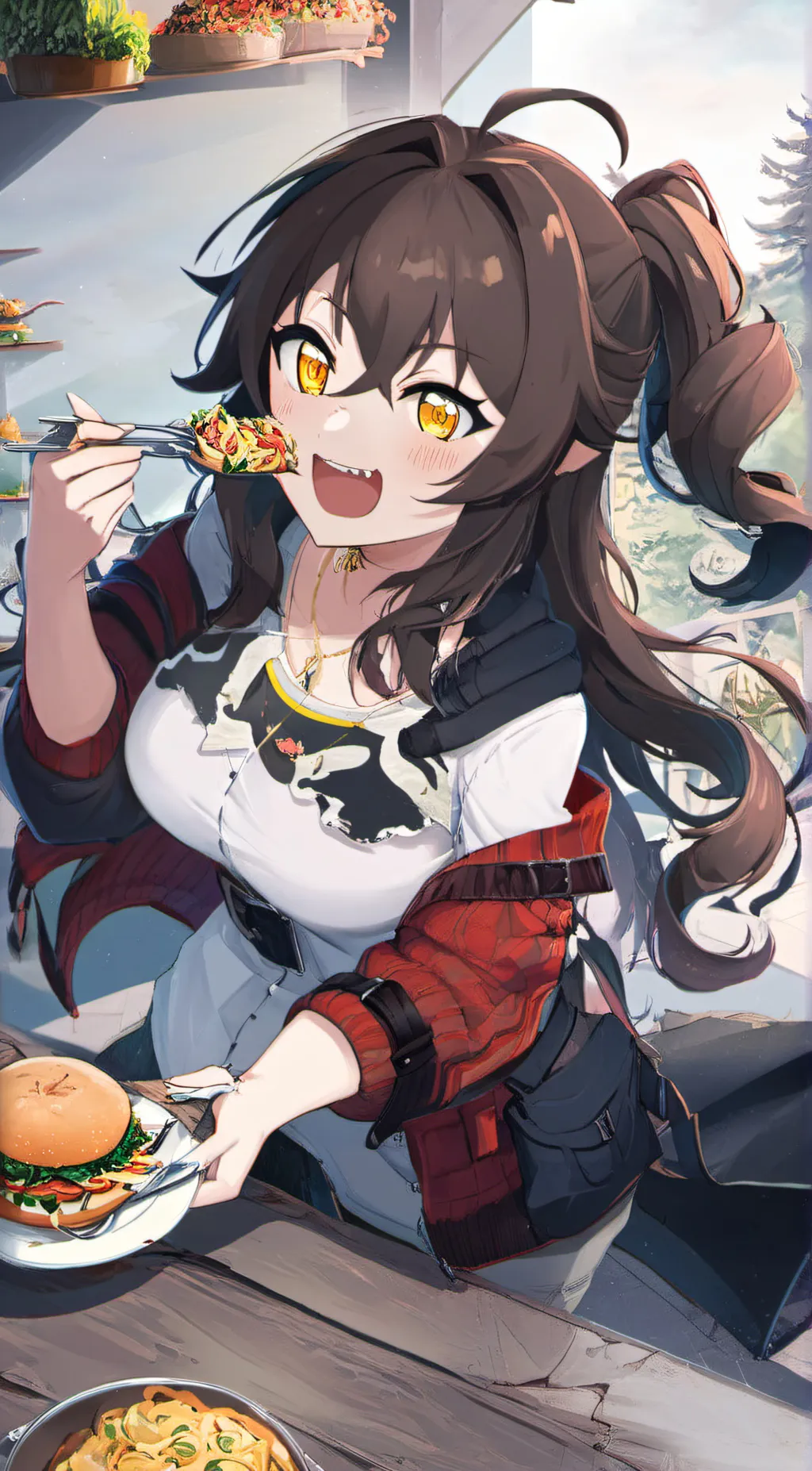 ai character: Megumi background