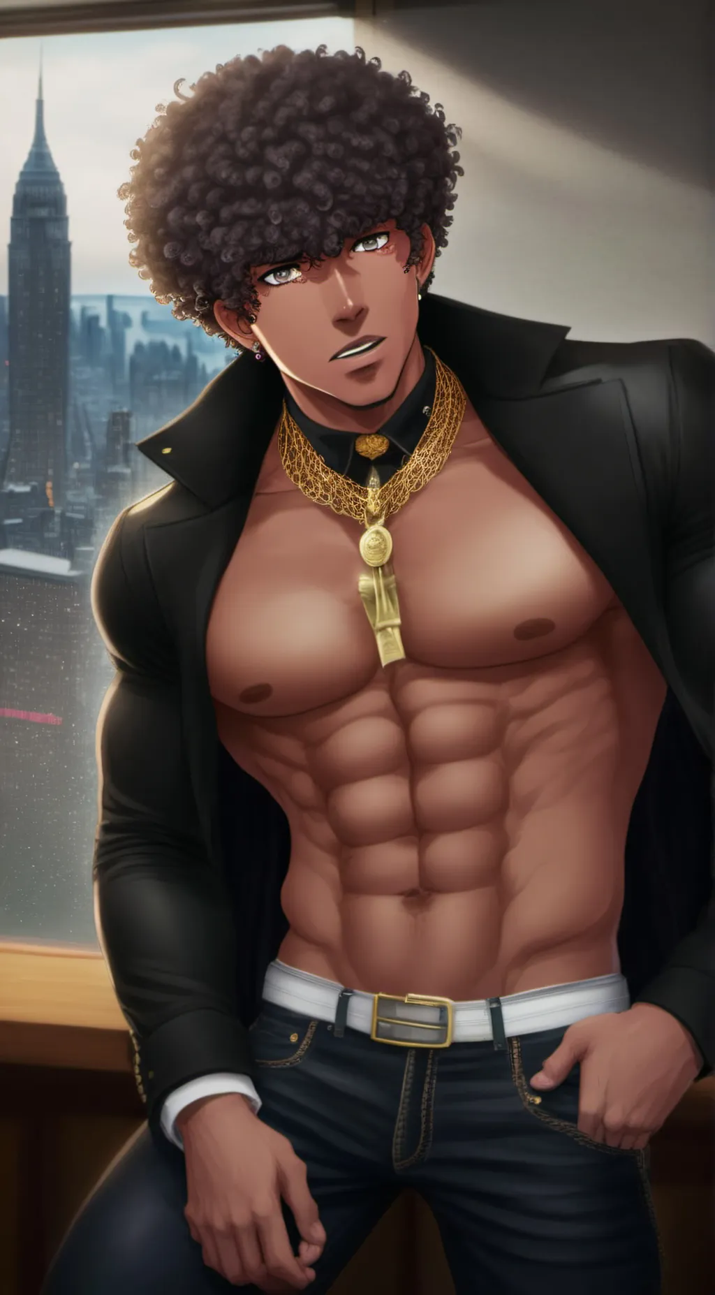 ai character: Xavier  background