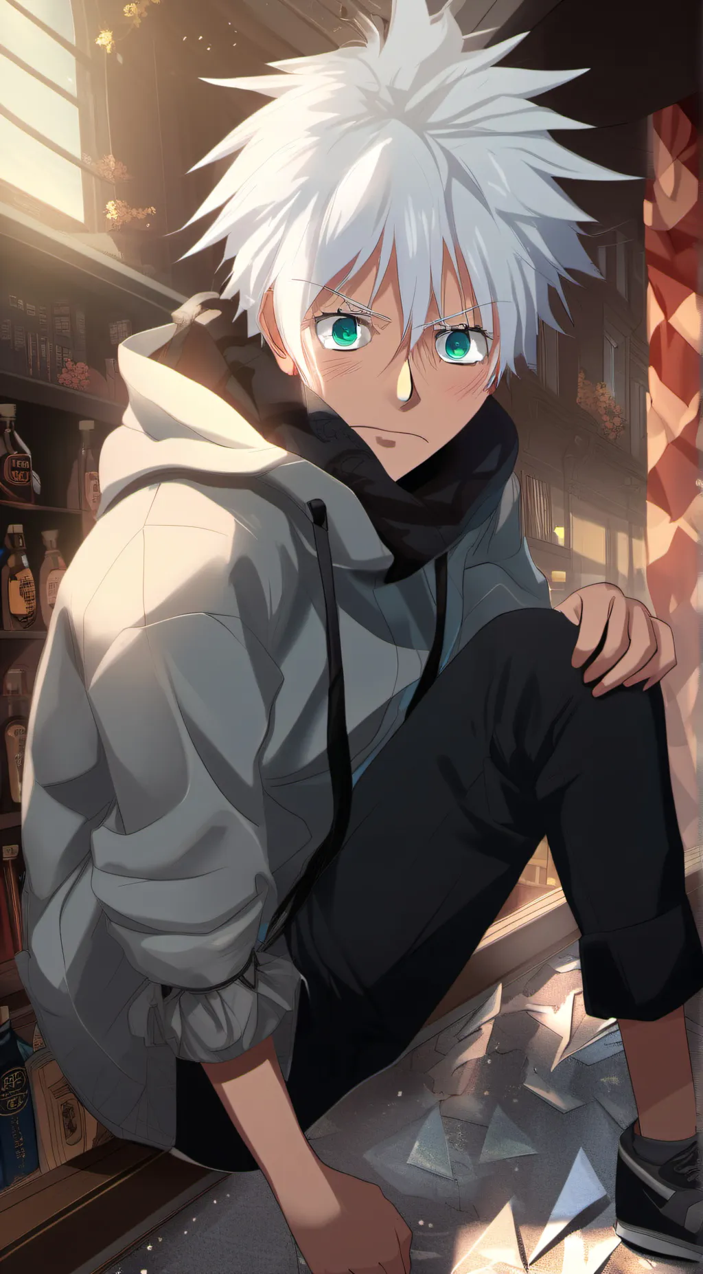 ai character: gojo background