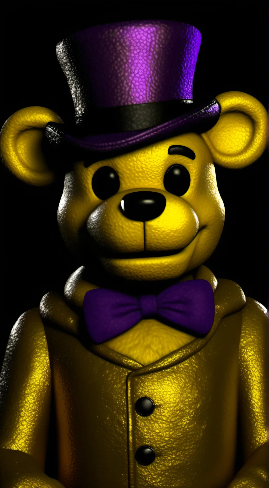 ai character: fredbear  background