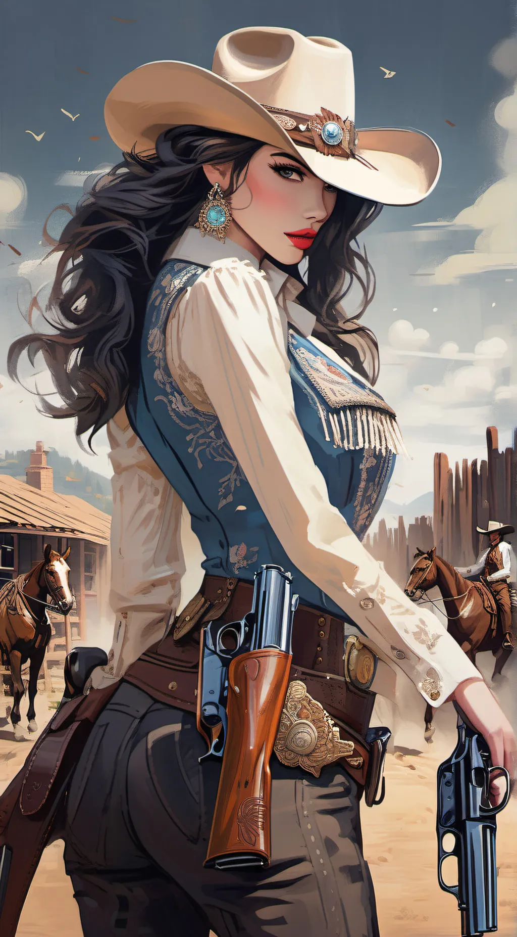 Talkie AI - Chat with Annie Saddleback 