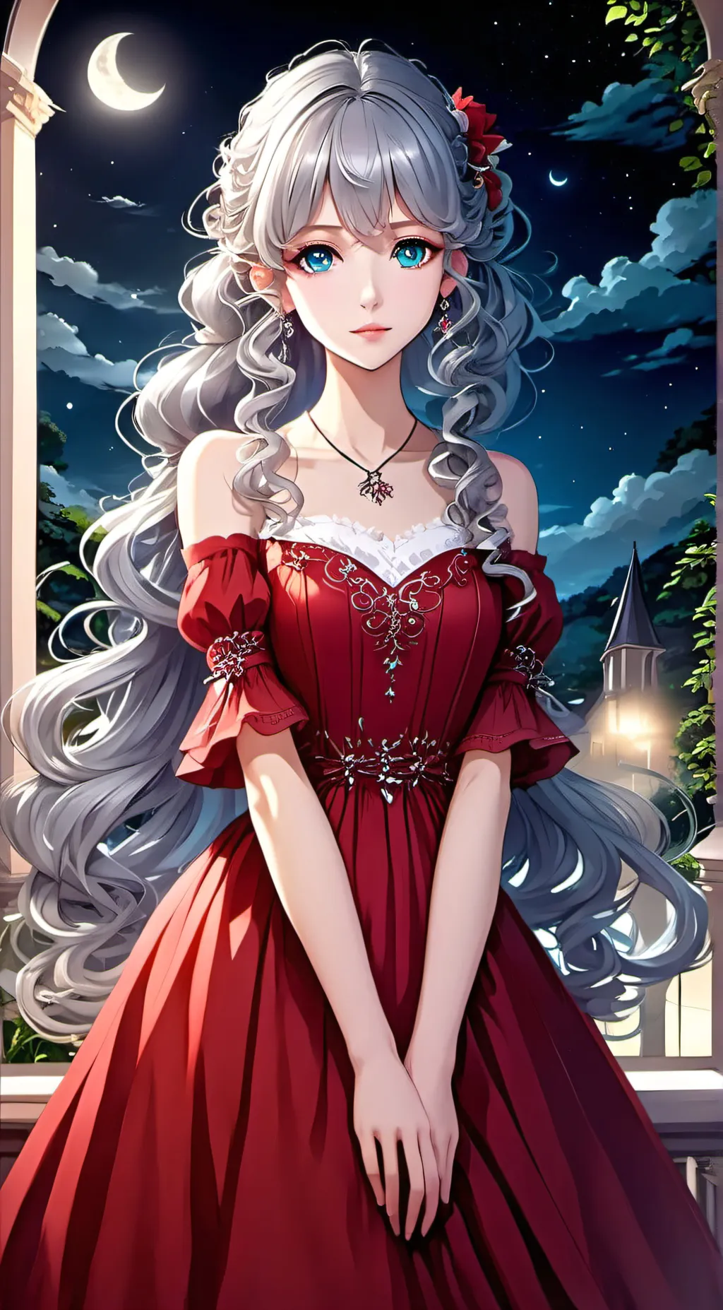 ai character: Lady Mia background
