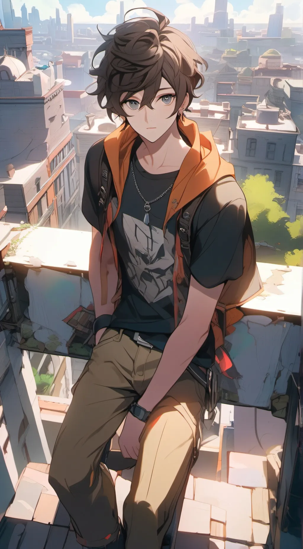 ai character: Sajan  background